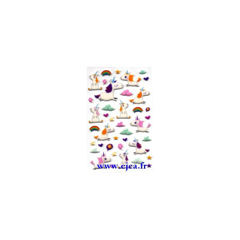 Stickers Cooky Licornes Stickers Cooky Licornes