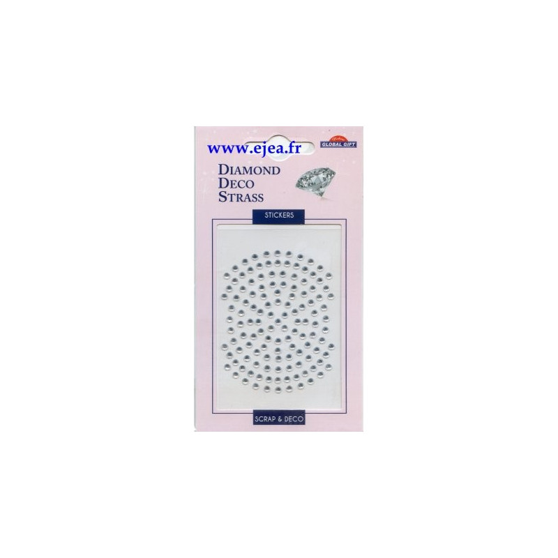 Stickers Diamond Deco Strass argent Stickers Diamond Deco Strass argent