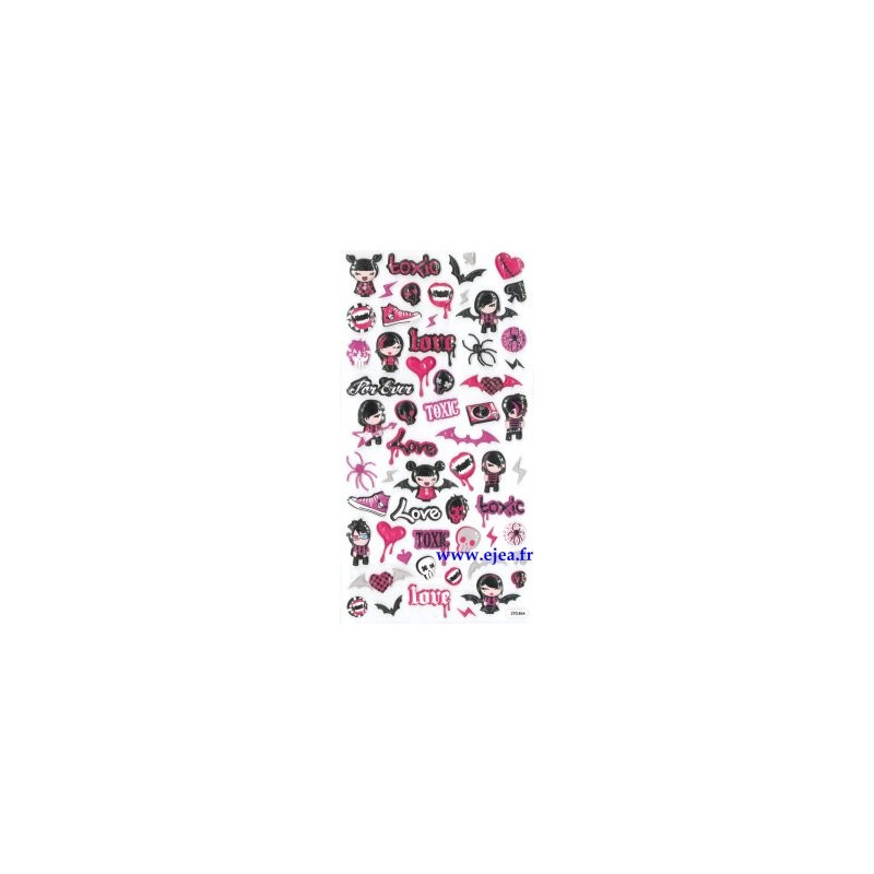Stickers TWEENY Gothic Halloween Stickers TWEENY Gothic Halloween