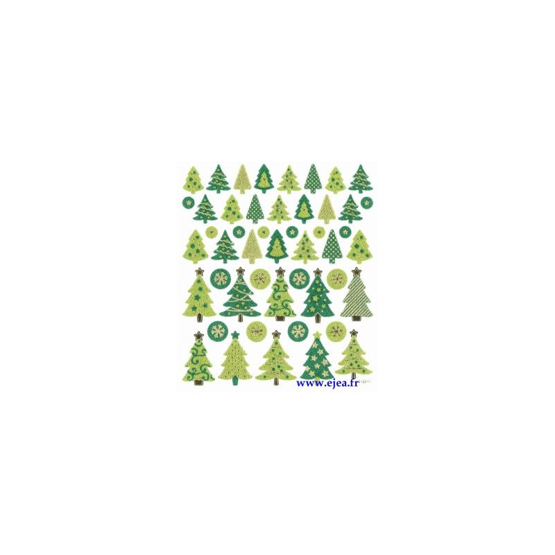 Stickers Classy Noël Sapins Stickers Classy Noël Sapins