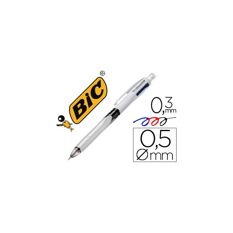 Stylo Bic 3 couleurs et porte-mines Stylo Bic 3 couleurs et porte-mines