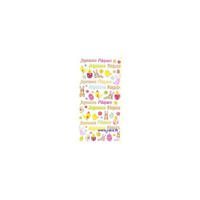 Stickers TWEENY Pâques Stickers TWEENY Pâques