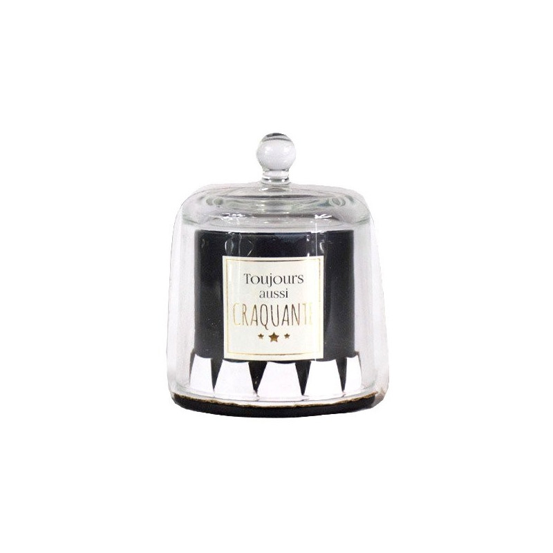 Bougie sous cloche CRAQUANTE Bougie sous cloche CRAQUANTE