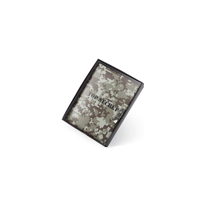 Carnet secret camouflage en pixels Top Secret Carnet secret camouflage en pixels Top Secret