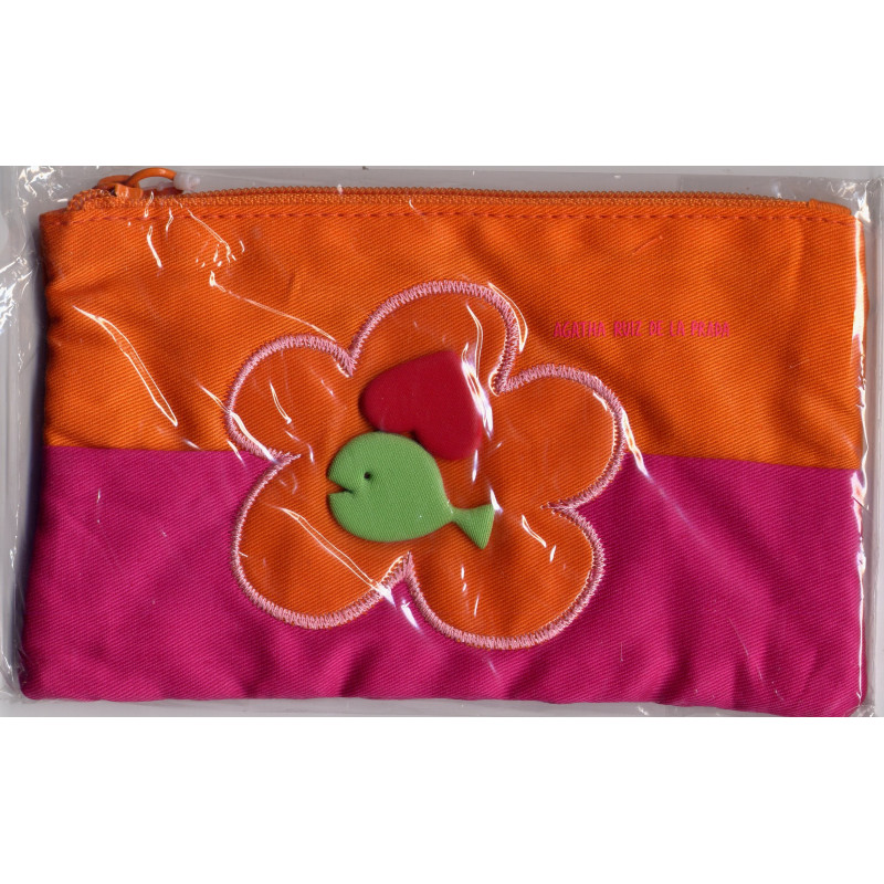 Trousse plate Agatha Ruiz de la Prada rose Trousse plate Agatha Ruiz de la Prada rose